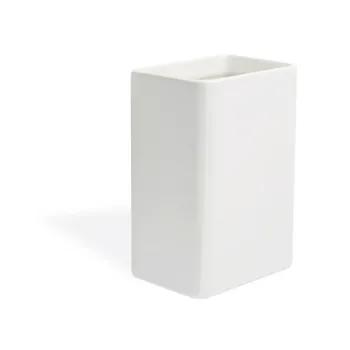 Gea portabicchiere ceramica appoggio bianco codice prod: 000GE10AP product photo Default L2