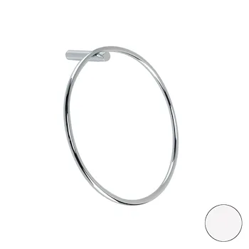 Hashi anello porta salviette a parete bianco opaco codice prod: 000HS0724 product photo Default L2