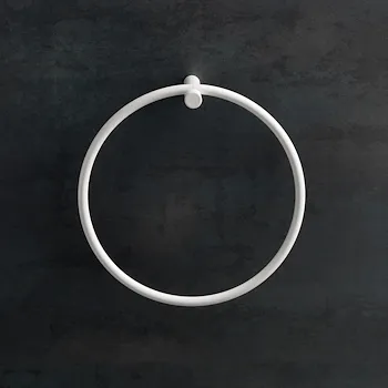 Hashi anello porta salviette bianco opaco codice prod: 000HS0724 product photo Foto1 L2