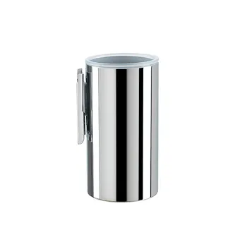 Hashi porta bicchiere in metallo a parete cromato codice prod: 000HS10M08 product photo Default L2