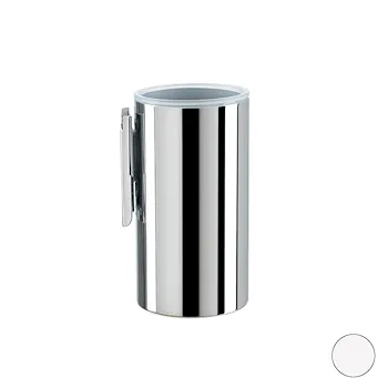 Hashi porta bicchiere metallo bianco opaco codice prod: 000HS10M24 product photo Default L2