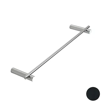 Hashi porta salviette 30 cm a parete nero opaco codice prod: 000HS0623 product photo Default L2