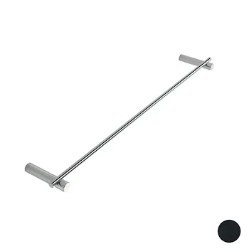 Hashi porta salviette 45 cm a parete nero opaco codice prod: 000HS4523 product photo Default L2