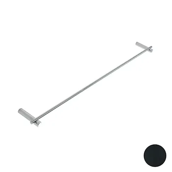 Hashi porta salviette 60 cm a parete nero opaco codice prod: 000HS0523 product photo Default L2