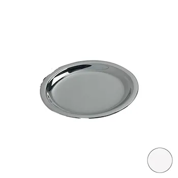 Hashi porta sapone da appoggio in metallo bianco opaco codice prod: 000HS09AP24 product photo Default L2