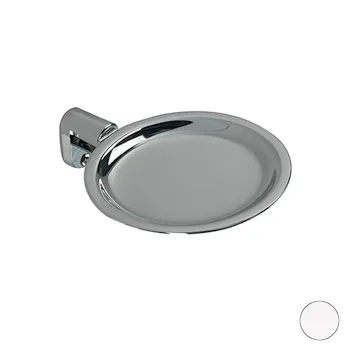 Hashi porta sapone parete in metallo bianco opaco codice prod: 000HS09M24 product photo Default L2