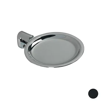 Hashi porta sapone parete in metallo nero opaco codice prod: 000HS09M23 product photo Default L2