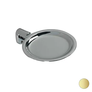 Hashi porta sapone parete in metallo oro opaco codice prod: 000HS09M18 product photo Default L2