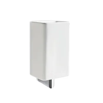 Living porta bicchiere a parete in ceramica base cromata codice prod: 000LV1008 product photo Default L2