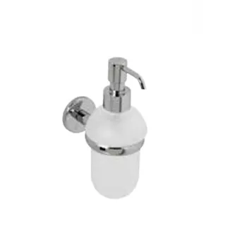 Liz dispenser sapone vetro satinato a parete pompetta cromata codice prod: 000LZ30V08 product photo Default L2