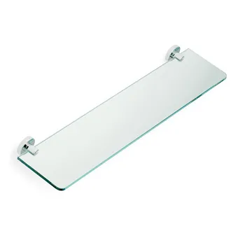 Liz mensola 12x60 in vetro opaco supporti cromati codice prod: 000LZ0408 product photo Default L2