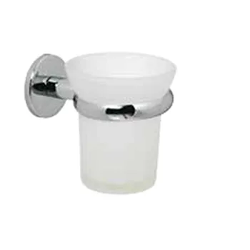 Liz porta bicchiere in ceramica a parete cromato codice prod: 000LZ1008 product photo Default L2