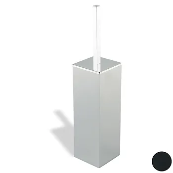 Urania porta scopino da appoggio quadrato nero codice prod: 000U039Q23 product photo Default L2
