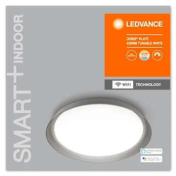 Smart+ wifi orbis ceiling plate tw 43cm grigio codice prod: LUM486461WF product photo Foto3 L2