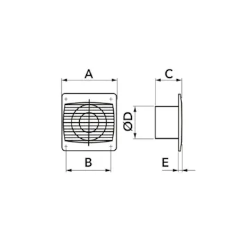 Aspiratore elettrico open diametro 100 codice prod: 11104000 product photo Foto1 L2