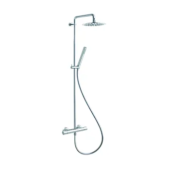 Ttheta miscelatore doccia termostatico con colonna e soffione cromato codice prod: LISTE45851 product photo Default L2