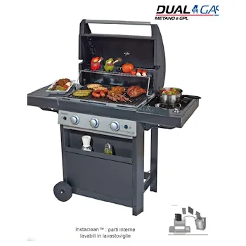 Barbecue a gas 3 Series classic lbs dual gas codice prod: CAMP/2000033888 product photo Default L2