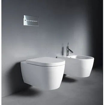 D-neo bidet sospeso 540 mm 1 foro con troppopieno bianco codice prod: 2294150000 product photo Foto6 L2