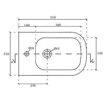 Meg11 bidet a terra bianco lucido monoforo codice prod: 5480V2 product photo Foto1 L2