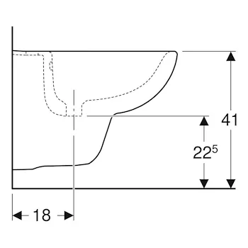 Selnova Compact bidet sospeso bianco lucido monoforo codice prod: 500.368.01.7 product photo Foto2 L2