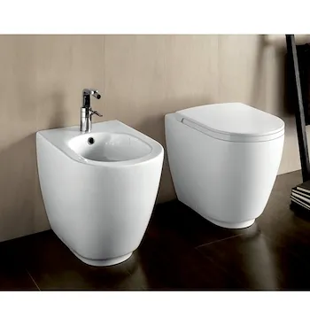 Fusion bidet a terra bianco lucido monoforo codice prod: 00Y0U601 product photo Foto2 L2