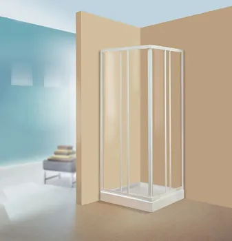 Tris A box doccia angolare due ante scorrevoli 70x80 profilo bianco e vetro in acrilico codice prod: TRIKA7080-20A product photo Default L2