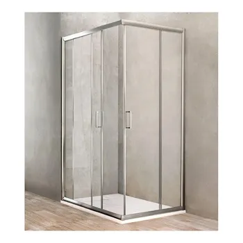 Gold box doccia angolare due porte scorrevoli 68x90 profilo cromato e vetro trasparente codice prod: BBGOLT7090 product photo Default L2