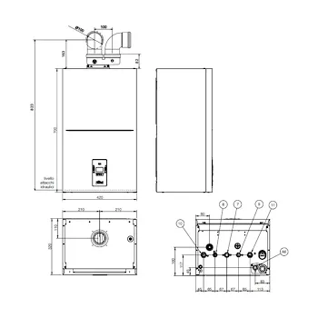 Bluehelix Alpha 34c caldaia murale a condensazione a metano 34 Kw codice prod: 0TPF7AWA product photo Foto1 L2