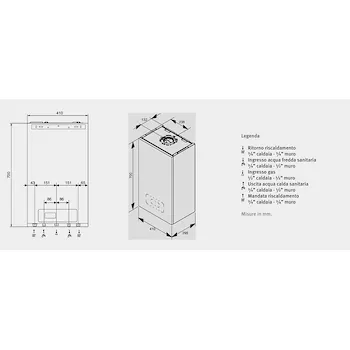 Themis Condens caldaia murale a condensazione 25kw a metano codice prod: 0010028067 product photo Foto1 L2