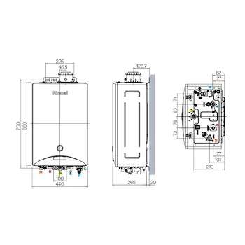Zen caldaia muralea condensazione a metano 24 Kw con cronotermostato Wi-Fi codice prod: REB-KBI2424FF-NG product photo Foto5 L2