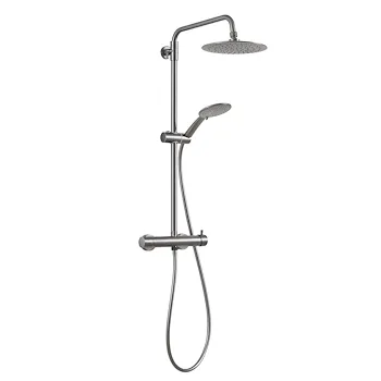 Star Plus colonna doccia con miscelatore 3 getti con soffione 22,5 grigio lucido codice prod: 0000GYSC1025260 product photo Default L2