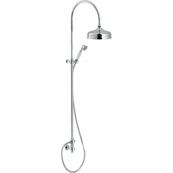 Antica colonna doccia a parete con doccetta 1 getto e soffione cromato codice prod: AD141/10CR product photo Default L2