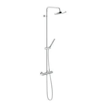 Plus colonna doccia con miscelatore termostatico, soffione, doccetta 1 getto cromato codice prod: PL00030/30CR product photo Default L2