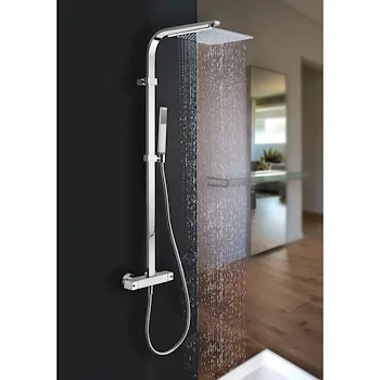 Zcol665  colonna city          22x34 cro supporto/doccetta/fless/soffione/mix codice prod: ZCOL665CR product photo Default L2