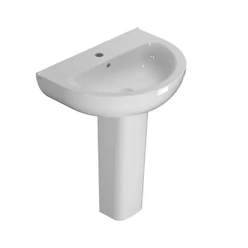 Grace colonna per lavabo a terra 18x68 bianco lucido codice prod: GRN05BI product photo Foto1 L2