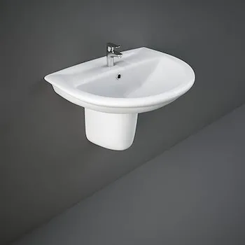 Karla semicolonna per lavabo sospesa bianco lucido codice prod: KAPD00002 product photo Default L2