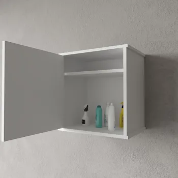 Composizione mobile bagno lavatoio resina + pensile singolo con colonna singola codice prod: 9006K FH945K FC9006K product photo Foto6 L2