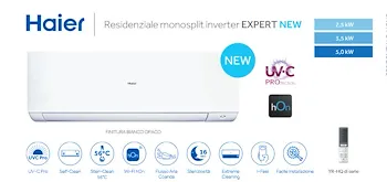 Expert condizionatore dualsplit 12000+12000 btu inverter con wifi codice prod: as35xcahra(x2)+2u50s2sm1fa-3 product photo Foto1 L2