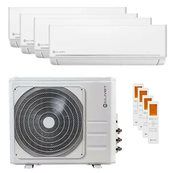 Ezcool condizionatore quadrisplit 9000 9000 9000 9000 btu inverter codice prod: ILA1-Y 27M(4)+MU2-Y82M product photo Default L2