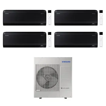 Condizionatore quadrisplit Windfree Black S2 9000+9000+12000+12000 btu 10kw inverter wifi codice prod: AR70F09(09)(12)(12)C1ABNEU AJ1 product photo Default L2