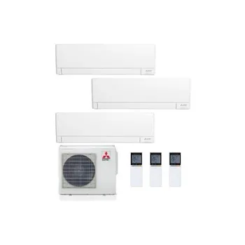 Plus condizionatore trialsplit  9000 +12000+12000 btu Wi-Fi codice prod: MSZ-AY2535(2)VGKP MXZ-3F54VF4 product photo Foto1 L2