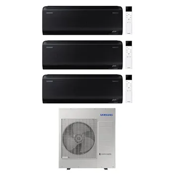 Condizionatore trialsplit Windfree Black S2 7000+9000+9000 btu 10kw inverter wifi codice prod: AR70F07(09)(09)C1ABNEU AJ100TX product photo Default L2