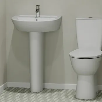 Eurovit lavabo da 65 cm + colonna codice prod: W332201 R206601 product photo Foto1 L2