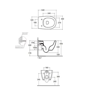 Serie 4all set sospesi wc+bidet+sedile chiusura tradizionale codice prod: MDS03BI MDR19BI MDS09BI product photo Foto1 L2