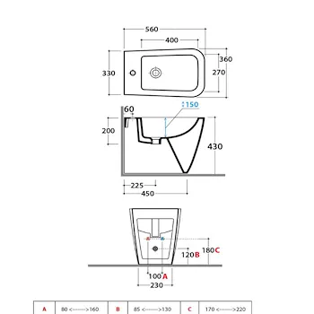 Stone wc+bidet+sedile rallentato a terra bianco lucido codice prod: ST001BI ST009BI ST020BI product photo Foto1 L2