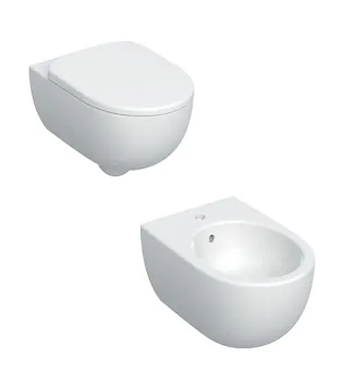 Serie Selnova Premium set sospesi wc+bidet+sedile chiusura tradizionale codice prod: 501.991.00.1 501.993.00.1 product photo Default L2