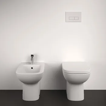 I.Life A wc+bidet+sedile avvolgente a terra bianco lucido codice prod: T453001 T452501 T452601 product photo Default L2