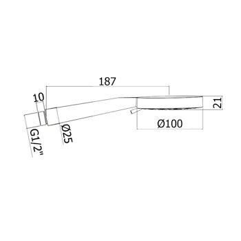Luna doccetta 3 getti cromata codice prod: ZDOC118CR product photo Foto1 L2
