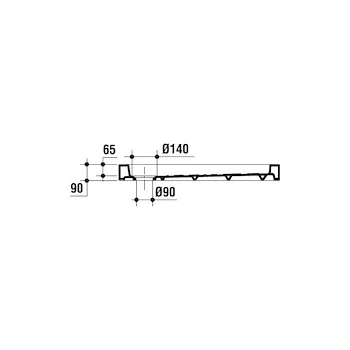 Collection piatto doccia 90x90 bianco lucido con piletta in ceramica codice prod: T101901 product photo Foto2 L2