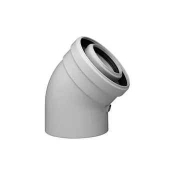 Curva coassiale 45&deg; con diametro 60/100 codice prod: KHG71405981 product photo Default L2